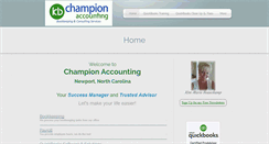 Desktop Screenshot of championaccounting.com